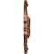 Ekena Millwork Southampton Ceiling Medallion (Fits Canopies up to 2 3/4"), 16 3/8"OD x 1 3/4"P, Polished Copper CM17SOPOS - alternate 4